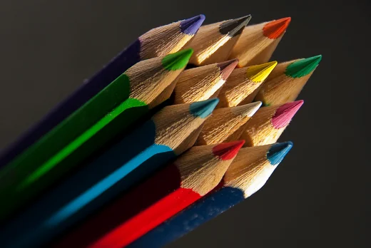 Coloured pencils — home page image.
